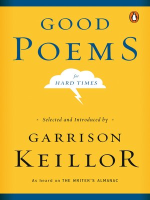 cover image of Good Poems for Hard Times
